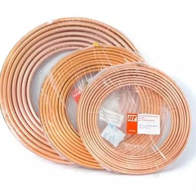 ASTM B280 Ống cuộn ống đồng 3/8 &quot;50FT / Cuộn C10920 Cu