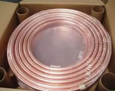 ASTM B280 Ống cuộn ống đồng 3/8 &quot;50FT / Cuộn C10920 Cu