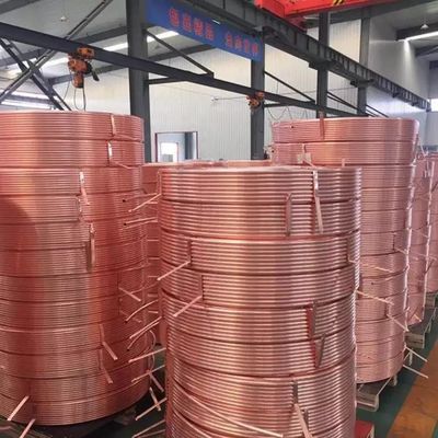 Cuộn ống đồng 1 inch cho máy điều hòa không khí Cu 99,99% áp suất cao