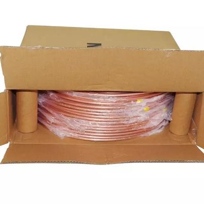 ASTM C12200 Cuộn ống đồng sáng 150mm cho thiết bị làm lạnh