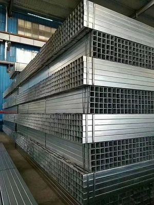 Ống thép hình chữ nhật vuông mạ kẽm nhúng nóng Phần rỗng Nhà kính