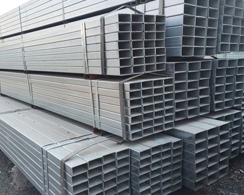 Ống thép hình chữ nhật vuông mạ kẽm nhúng nóng Phần rỗng Nhà kính