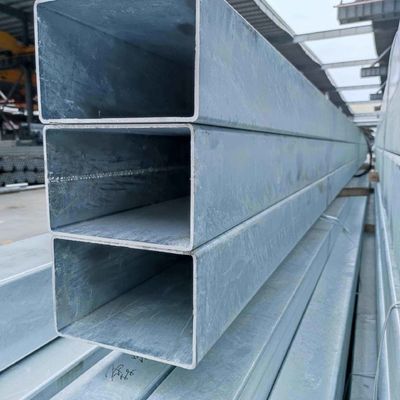Ống thép hình chữ nhật vuông mạ kẽm nhúng nóng Phần rỗng Nhà kính