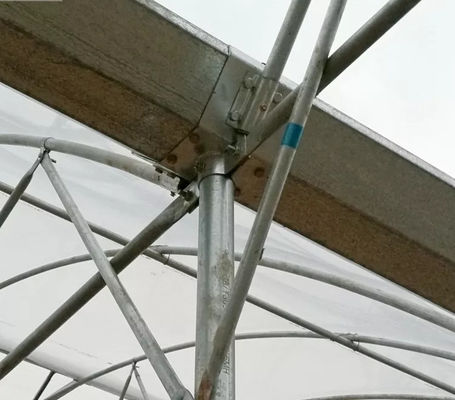 Máng xối mưa bằng thép mạ kẽm nhà kính kết nối thương mại 2.0mm