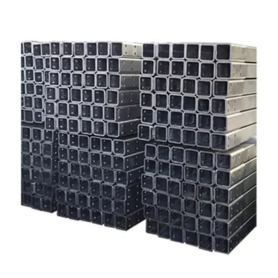 Mặt cắt ngang ống thép vuông rỗng SHS mạ kẽm S195 S235